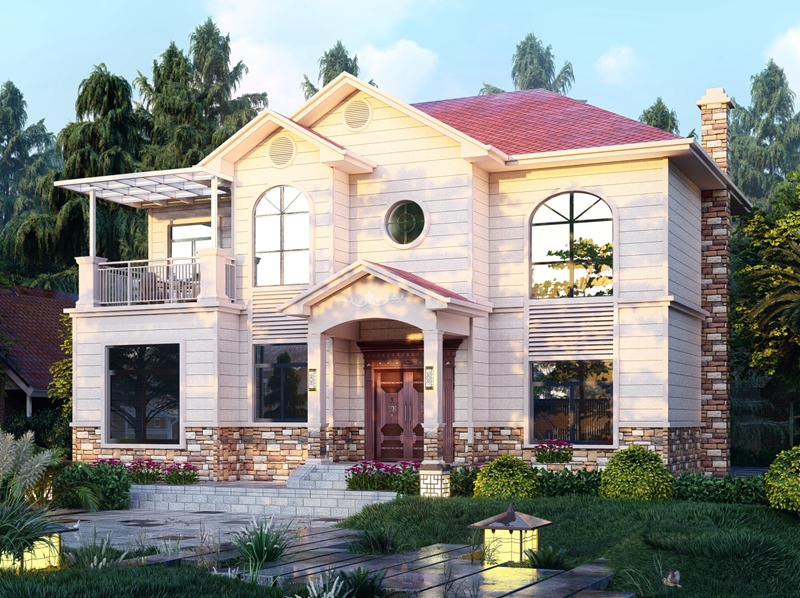 The increasingly popular light steel villa