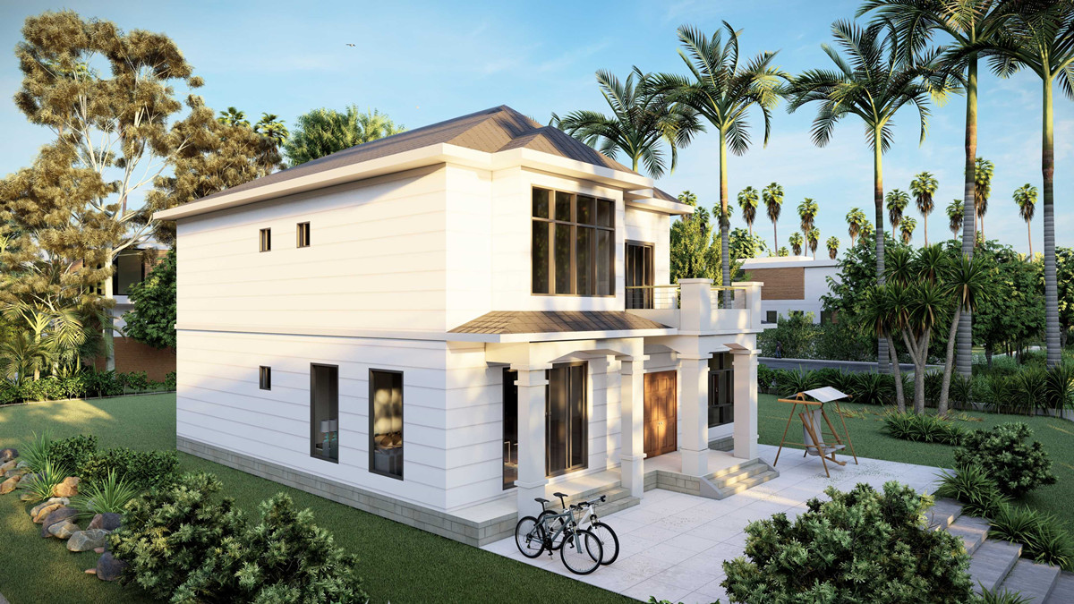 輕鋼別墅夏季降溫攻略：打造清涼舒適的居住空間