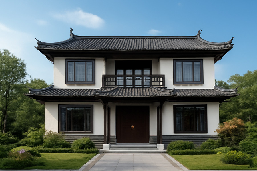 160平米的二層中式風格的輕鋼別墅 160平米的二層中式風格的輕鋼別墅